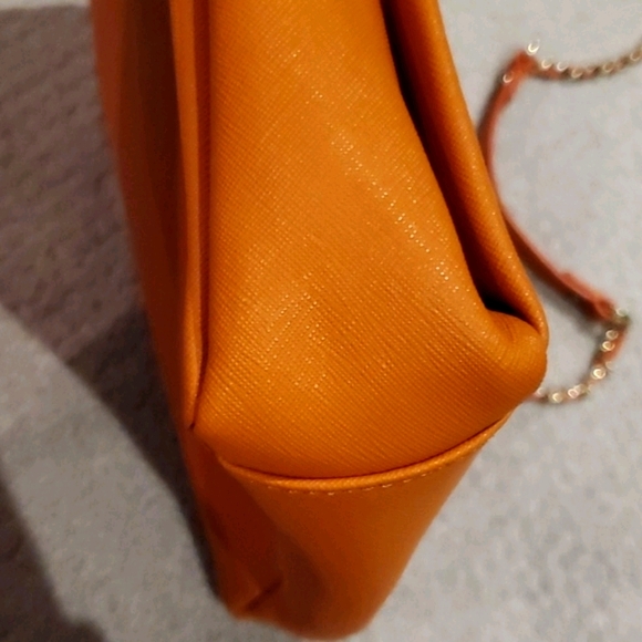 DKNY Orange Saffiano Crossbody- 2 way 🧡 - Picture 8 of 11